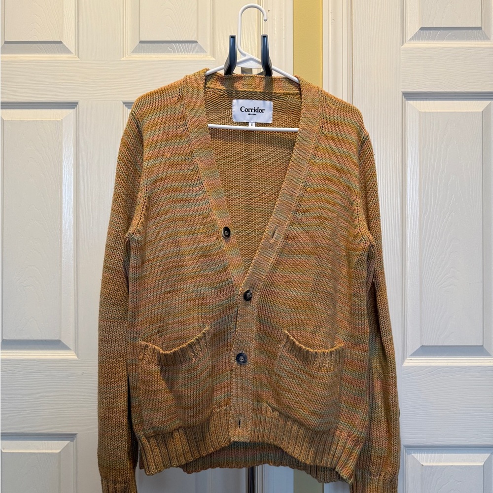 Corridor Men's Space Dyed Cardigan Sweater